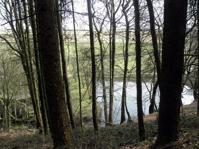 Mill Dam near Foxen Lane seen from the Calderdale Way