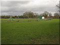 Play area beside Chartham Downs