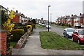 Looking north west along Hastilar Road South