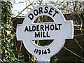 Sign, Alderholt Mill