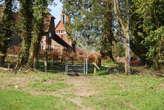 Gate, High Weald Landscape Trail, Little Glassenbury