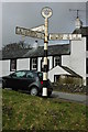 NY3921 : Signpost in Dockray by Philip Halling