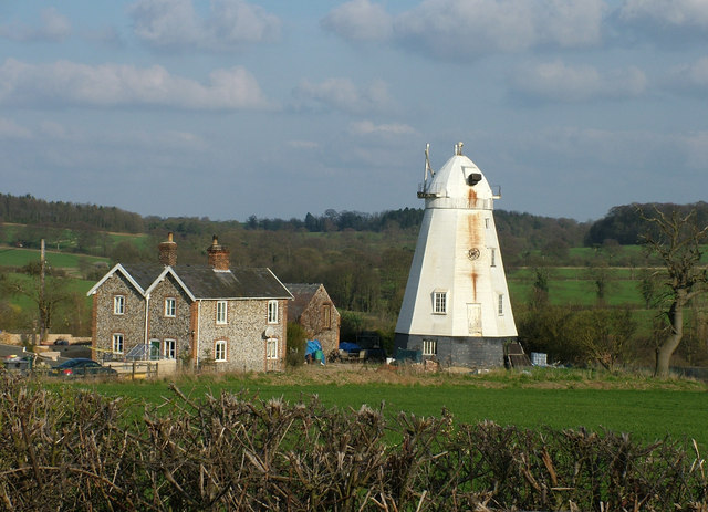 One of the Dalham windmills