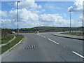 A30 westbound exit slip at roundabout.