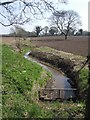 Waterhead Brook upstream at the Cannock Road