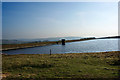 The dam at Embsay reservoir