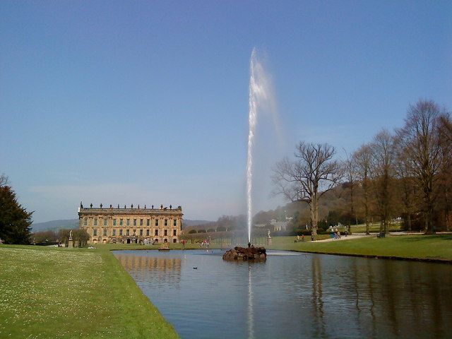Emperor fountain, Chatsworth House, Derbyshire