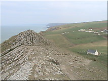 SN1952 : On Top of Foel-y-Mwnt by Anthony Parkes