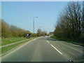 Bus stop on the A610