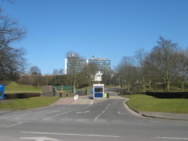 Main Entrance to University of Derby, Kedleston Road, Allestree,  Derby