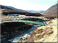 NO1479 : The new bridge over the Cairnwell Burn by David Brown