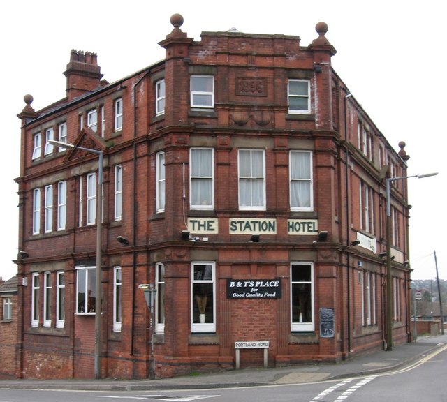 Shirebrook - Station Hotel © Dave Bevis cc-by-sa/2.0 :: Geograph ...