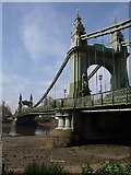 TQ2378 : Hammersmith Bridge by Derek Harper