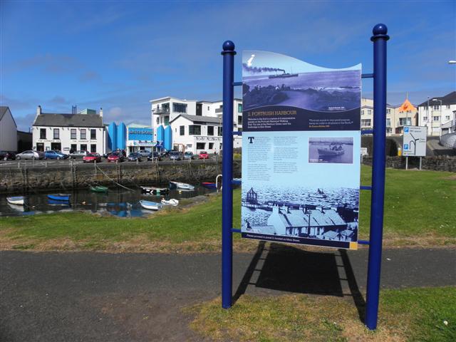 Notice, Portrush harbour