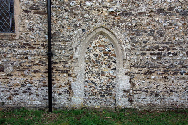 St Helen, Gateley, Norfolk - Blocked doorway
