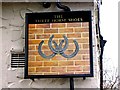 The Three Horseshoes (2) - sign, Alveley, Shrops