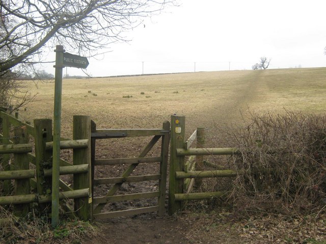 Path near Silverhill Farm near Radbourne... © Eamon Curry :: Geograph ...