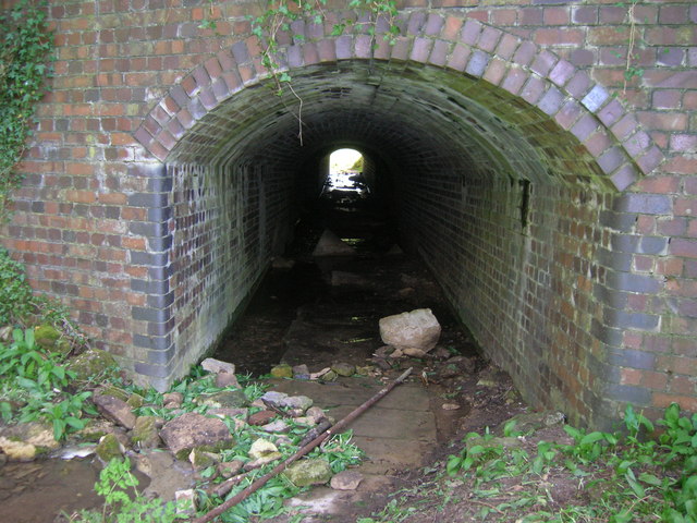 Culvert under the railway embankment © James Ayres :: Geograph Britain ...