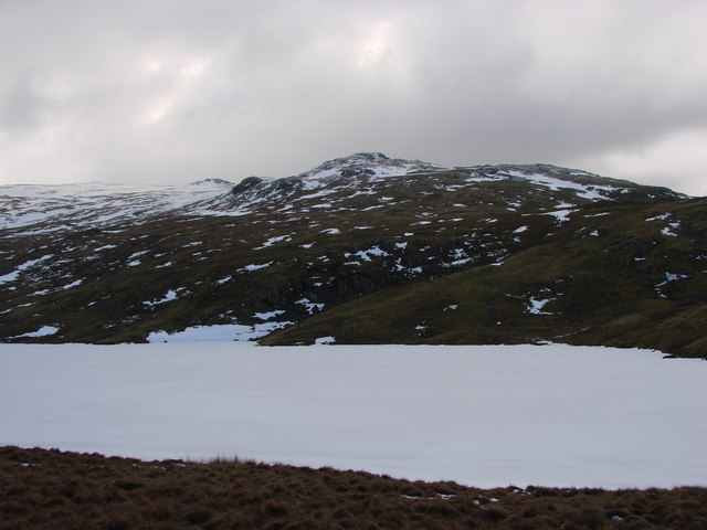 An ice-covered Blea Tarn