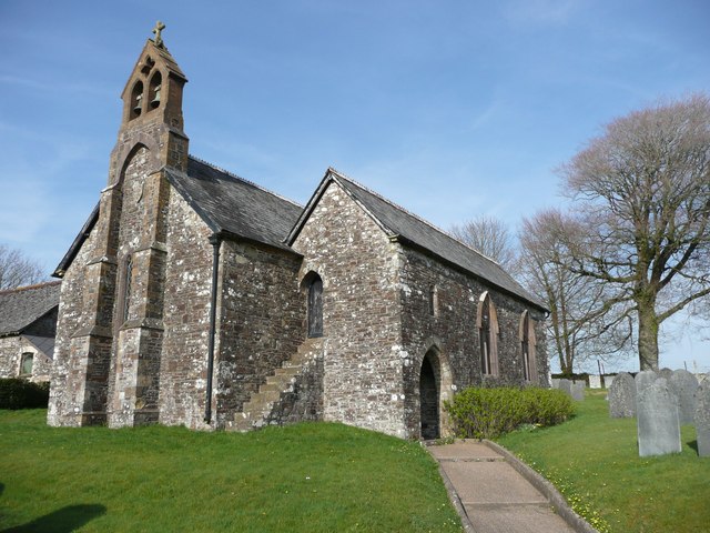 The church of St Michael and All Saints,... © Humphrey Bolton ...