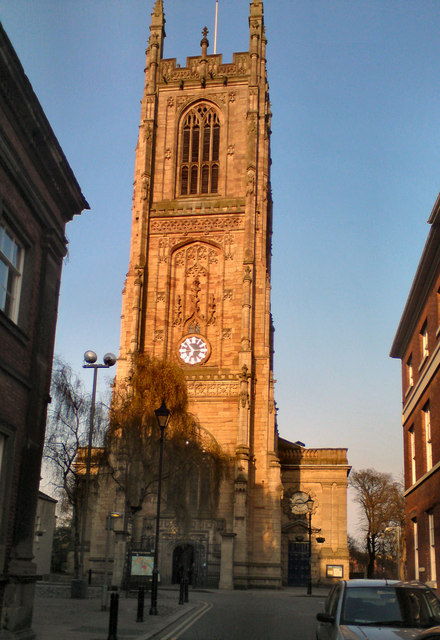 Derby Cathedral © David Dixon cc-by-sa/2.0 :: Geograph Britain and Ireland