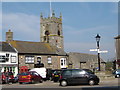 Kings Arms and parish church - St Just in Penwith