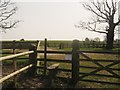 Footpath junction near Combwell Priory Farm