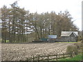 Cottages and outbuildings at the side of the A7