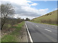 The A7 heading south past Broadhaugh