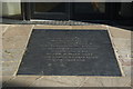 Plaque Outside Starbucks Coffee Shop, St.Katharine Docks