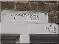 NY9864 : Date stone on Oswald Cottage, Front Street by Mike Quinn