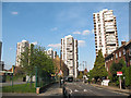 Tower blocks in Camberwell