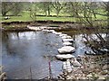 Stepping Stones across the River Swale