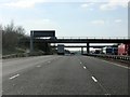 SP5179 : M6 Motorway - Junction 1 bridges by K. Whatley
