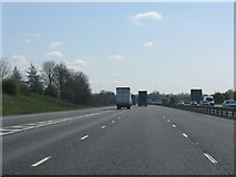 SP5179 : M6 motorway just east of junction 1 by J Whatley