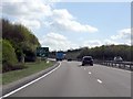 A14 curving before junction 13