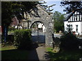 Stone gateway to the churchyard, Wenvoe