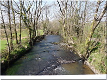 SS3516 : The view upstream from Kismeldon Bridge by Roger A Smith