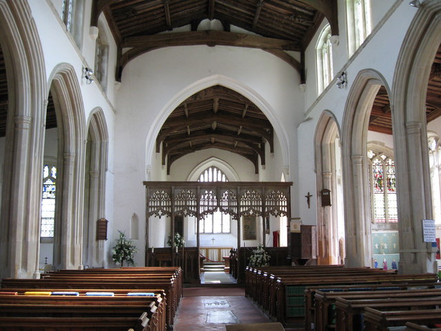 Interior of St. Mary & St. Clement's... © Derek Voller :: Geograph ...