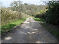 Footpath from Perrymans Lane passing Parkhurst