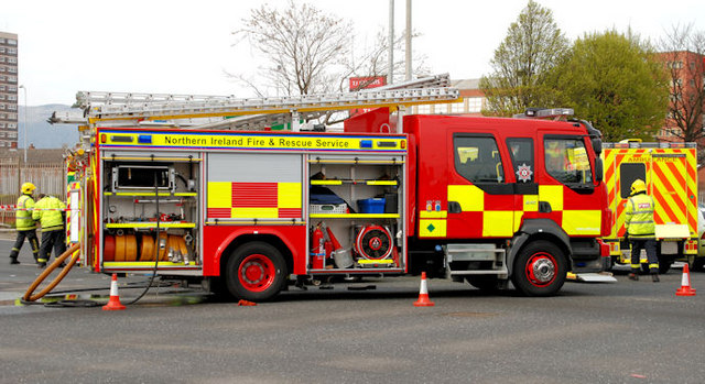 Road traffic accident, Belfast (3) © Albert Bridge cc-by-sa/2.0 ...