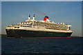 SU4208 : Queen Mary 2, Leaving Southampton (3) by Peter Trimming