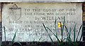 St James, Park Hill Clapham Park, London SW4 - Foundation stone