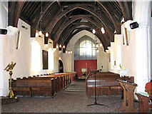 TF5414 : St Lawrence's church in Tilney St Lawrence - view west by Evelyn Simak