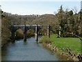 Aqueduct Bridge on the river Torridge as seen from downstream