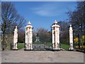 South East Gates, Weston Park, Western Bank, Sheffield