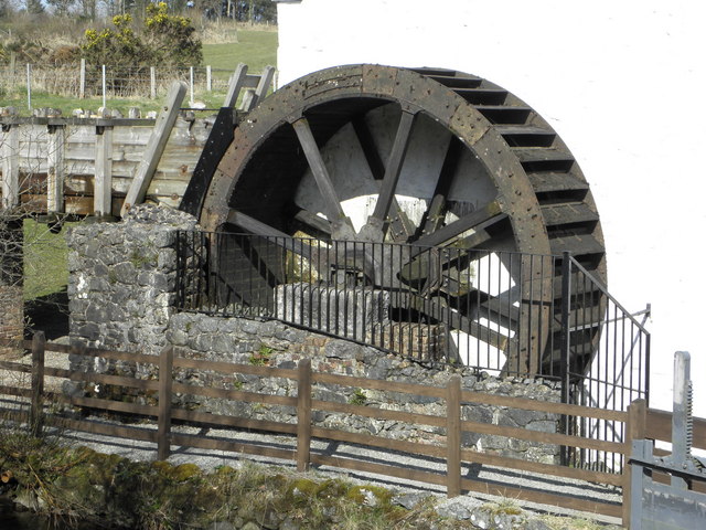 The waterwheel at Wellbrook Beetling... © HENRY CLARK :: Geograph ...