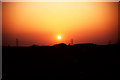 Volcanic Ash Enhanced Sunset taken from Elvaston Court, Grantham