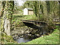 Iron bridge over the River Calder