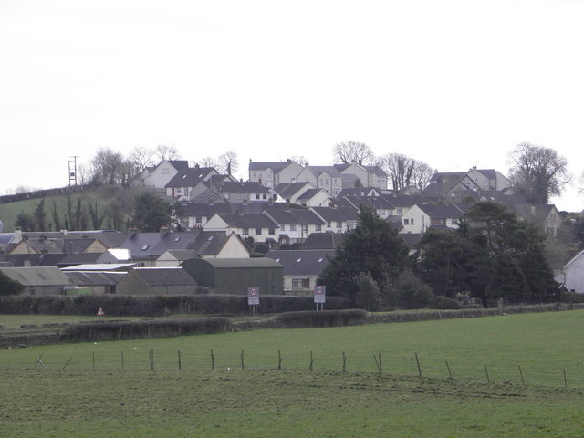 Tullyhogue village from Donaghrisk Old Graveyard